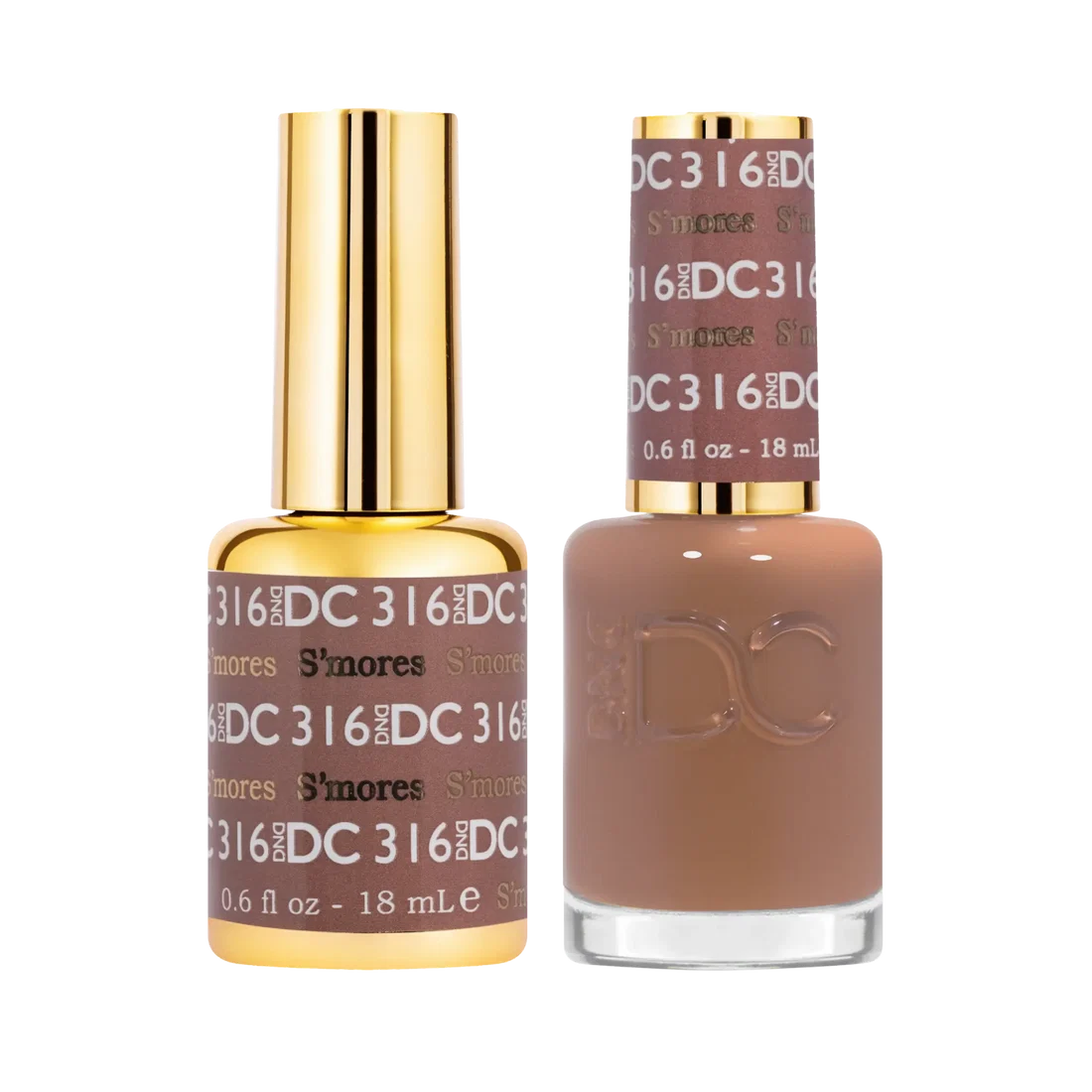 DND DC Gel Nail Polish Duo - 316 S’Mores