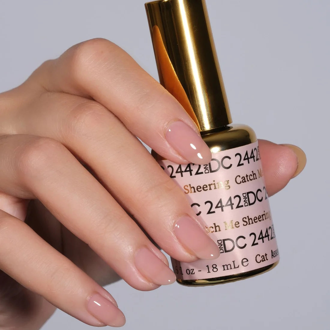 DND DC Gel Nail Polish Duo - 2442 Catch Me Sheering