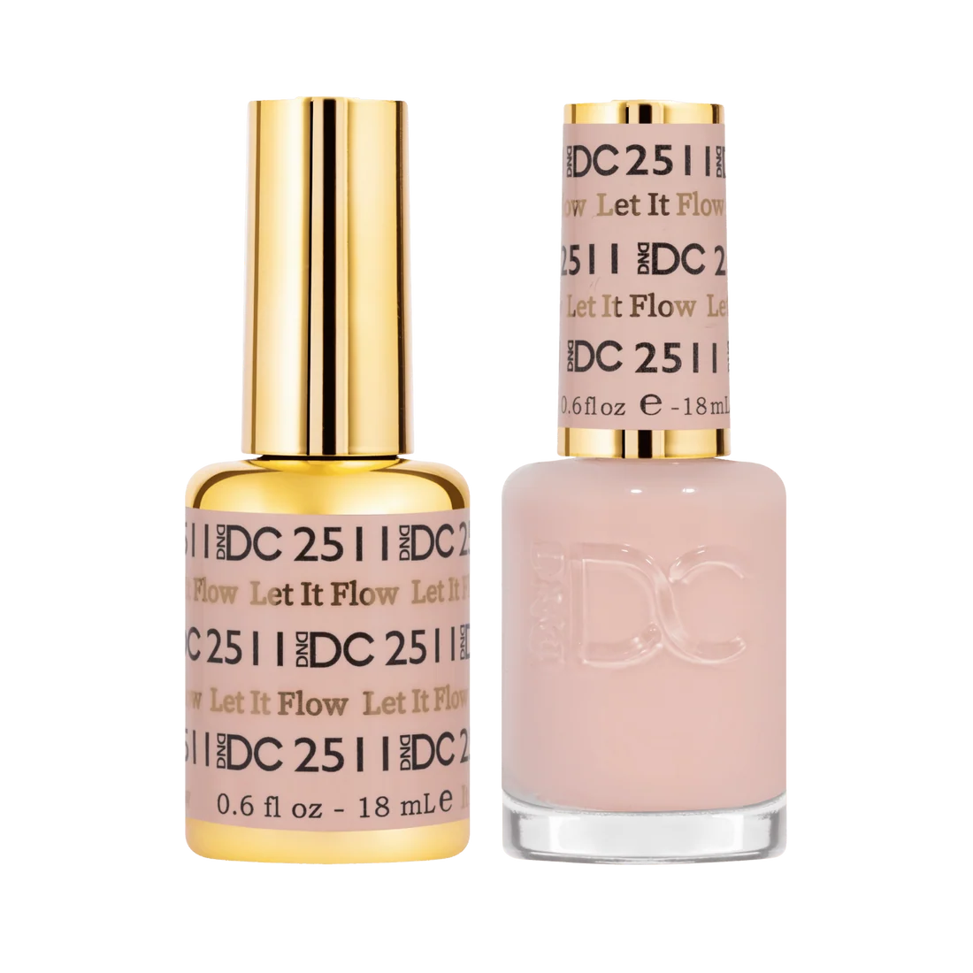 DND DC Gel Nail Polish Duo - 2511 Let It Flow