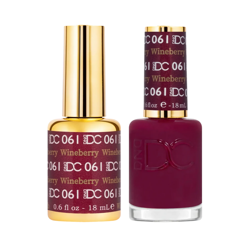 DND DC Gel Nail Polish Duo - 061 Wineberry