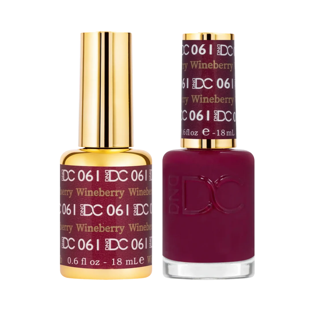 DND DC Gel Nail Polish Duo - 061 Wineberry