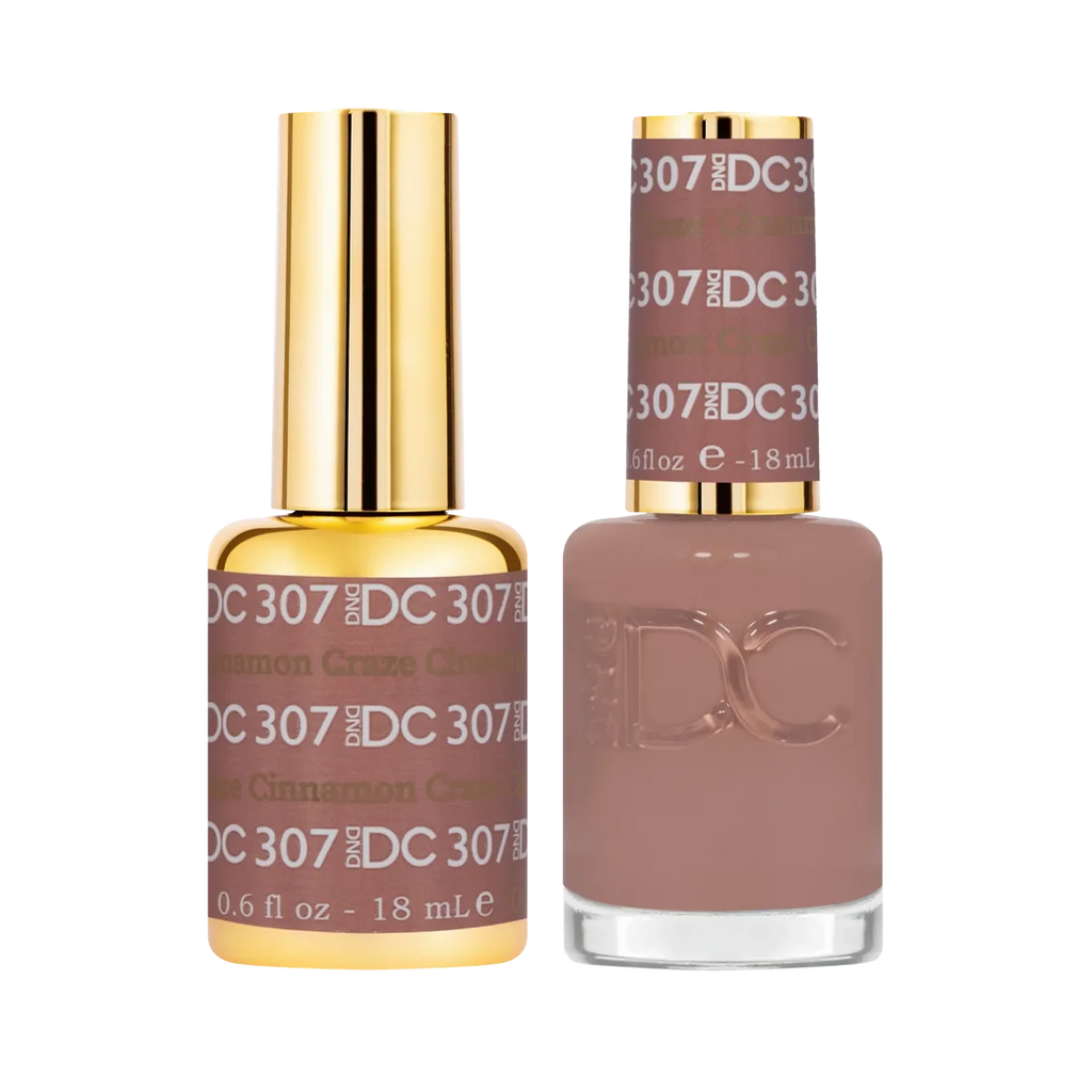 DND DC Gel Nail Polish Duo - 307 Cinnamon Craze