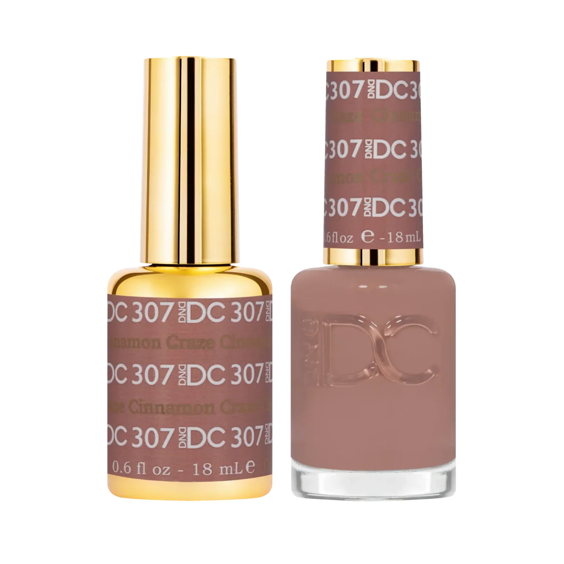 DND DC Gel Nail Polish Duo - 307 Cinnamon Craze
