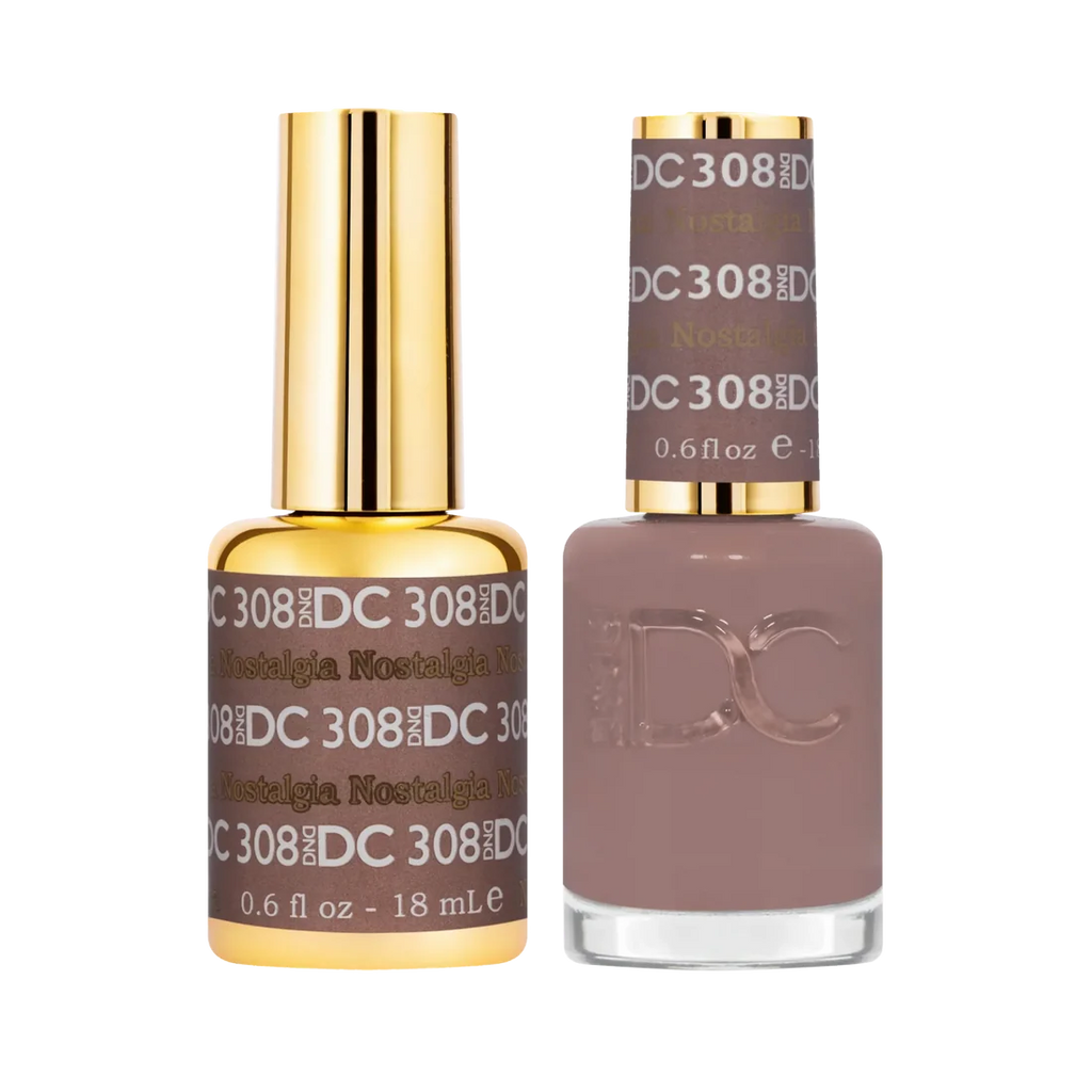 DND DC Gel Nail Polish Duo - 308 Nostalgia