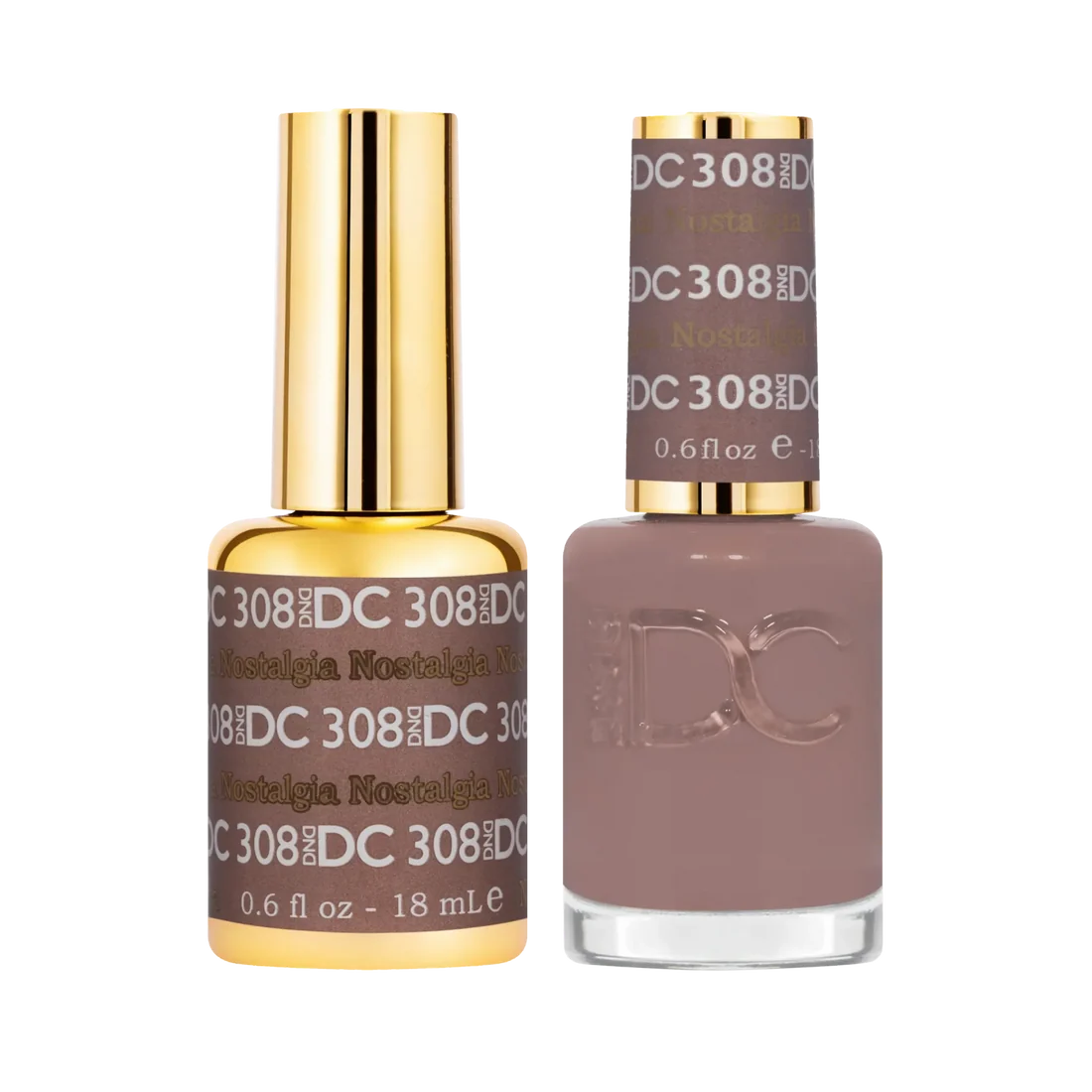 DND DC Gel Nail Polish Duo - 308 Nostalgia
