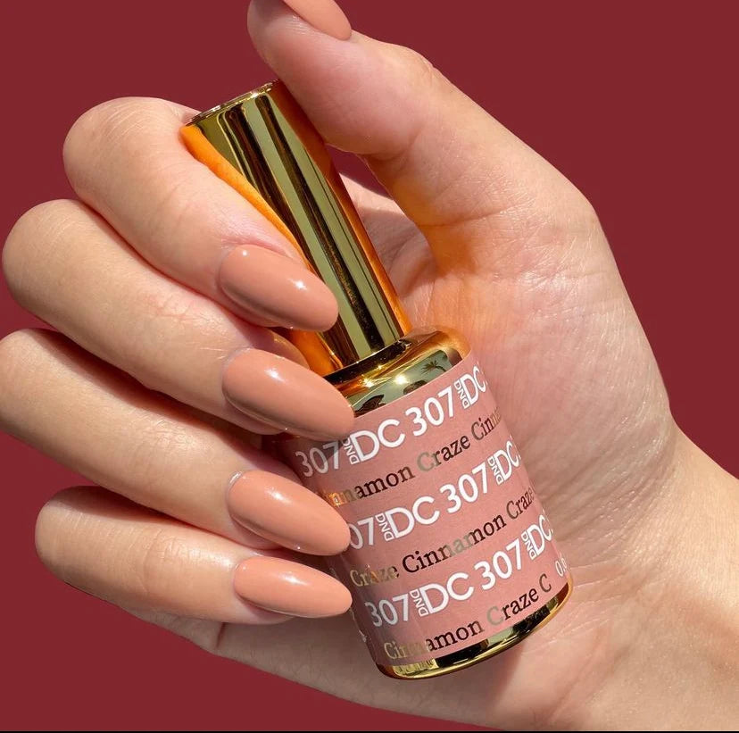 DND DC Gel Nail Polish Duo - 307 Cinnamon Craze