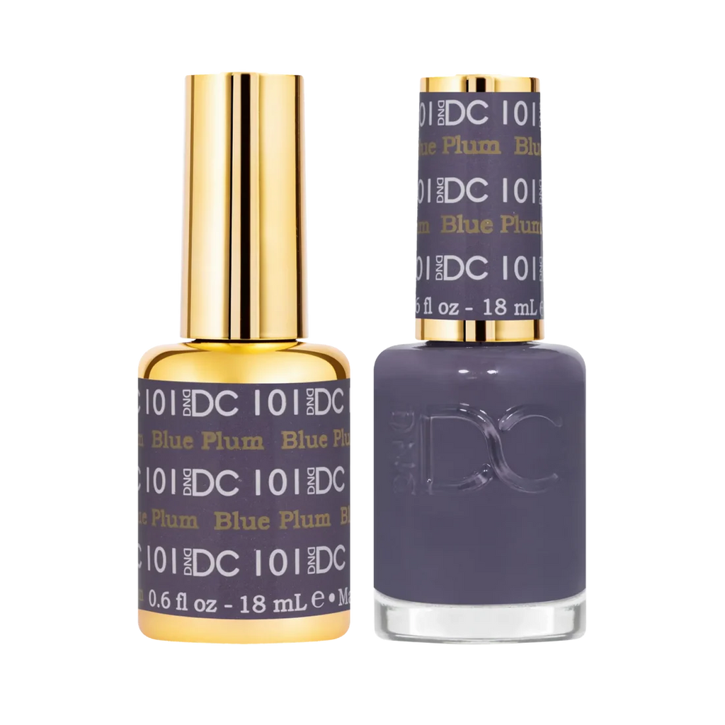DND DC Gel Nail Polish Duo - 101 Blue Plum