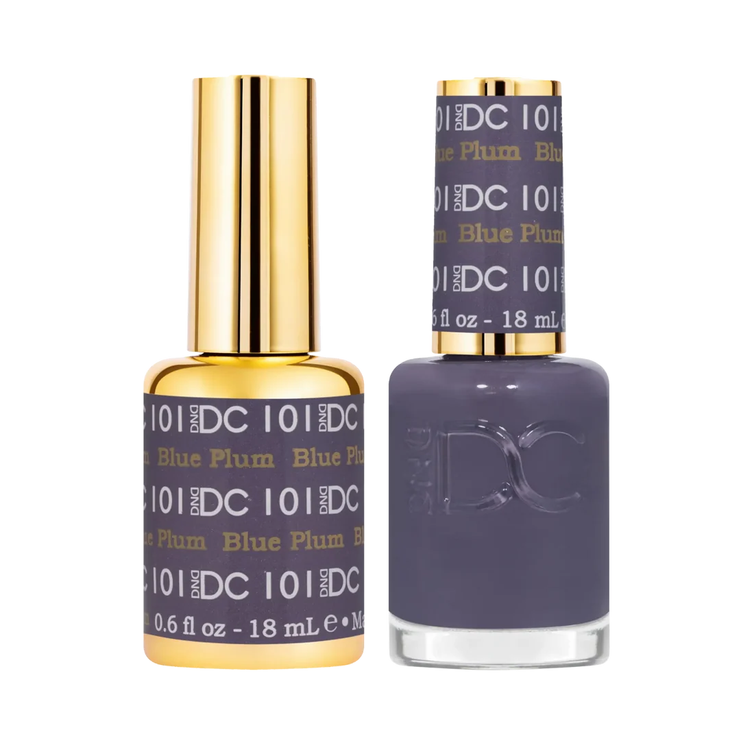 DND DC Gel Nail Polish Duo - 101 Blue Plum