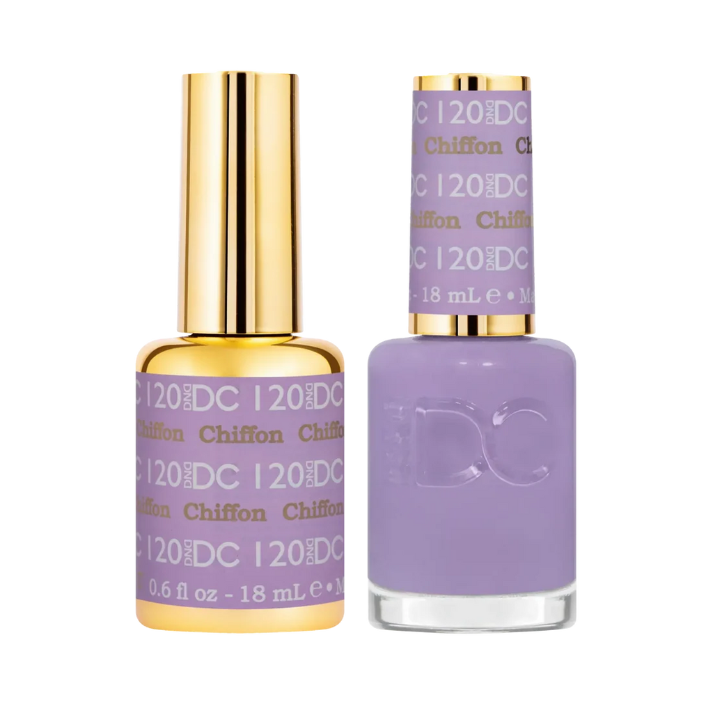 DND DC Gel Nail Polish Duo - 120 Chiffon
