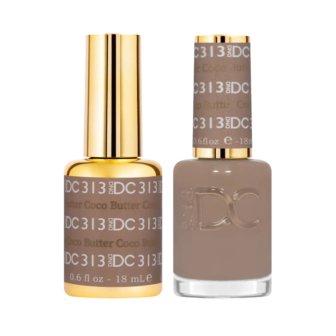 DND DC Gel Nail Polish Duo - 313 Coco Butter