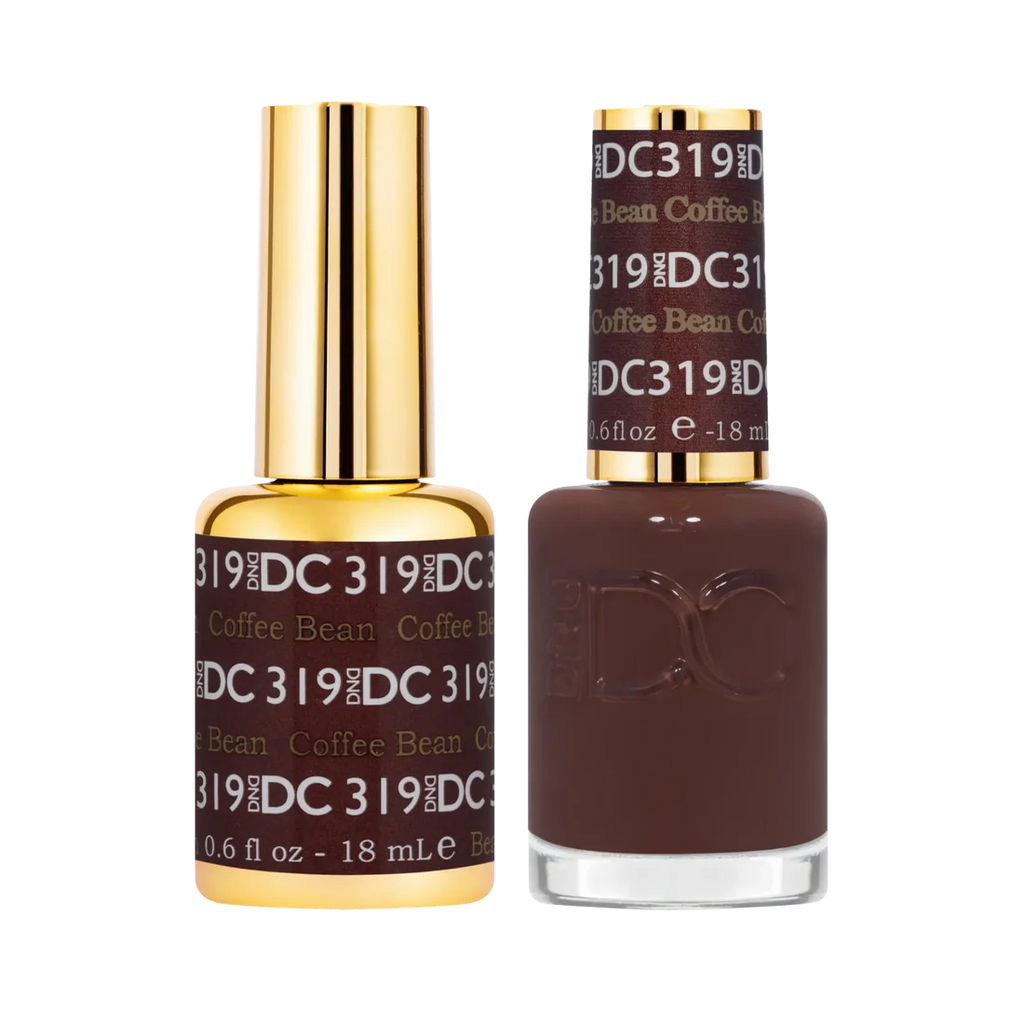 DND DC Gel Nail Polish Duo - 319 Coffee Bean
