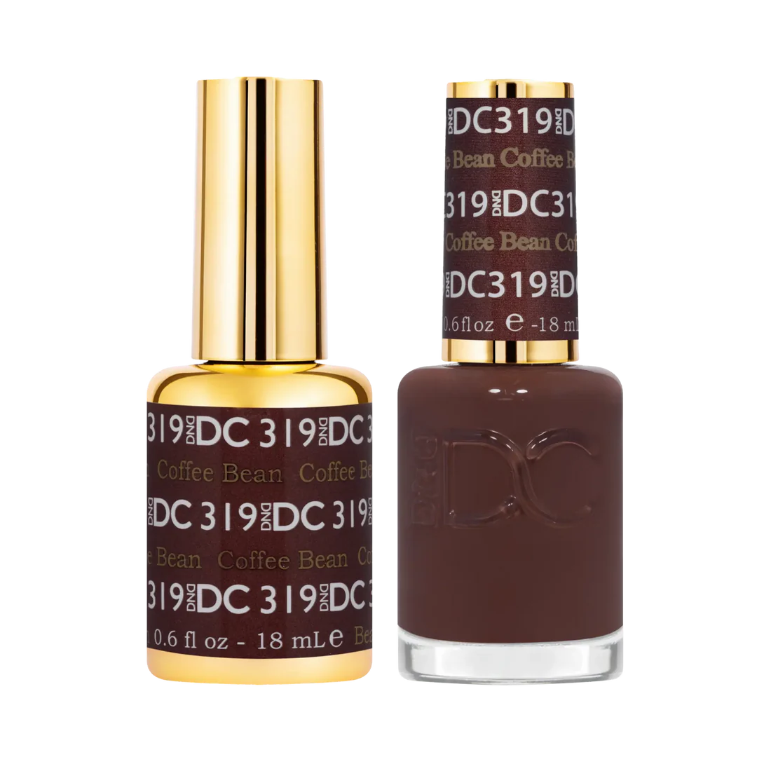DND DC Gel Nail Polish Duo - 319 Coffee Bean