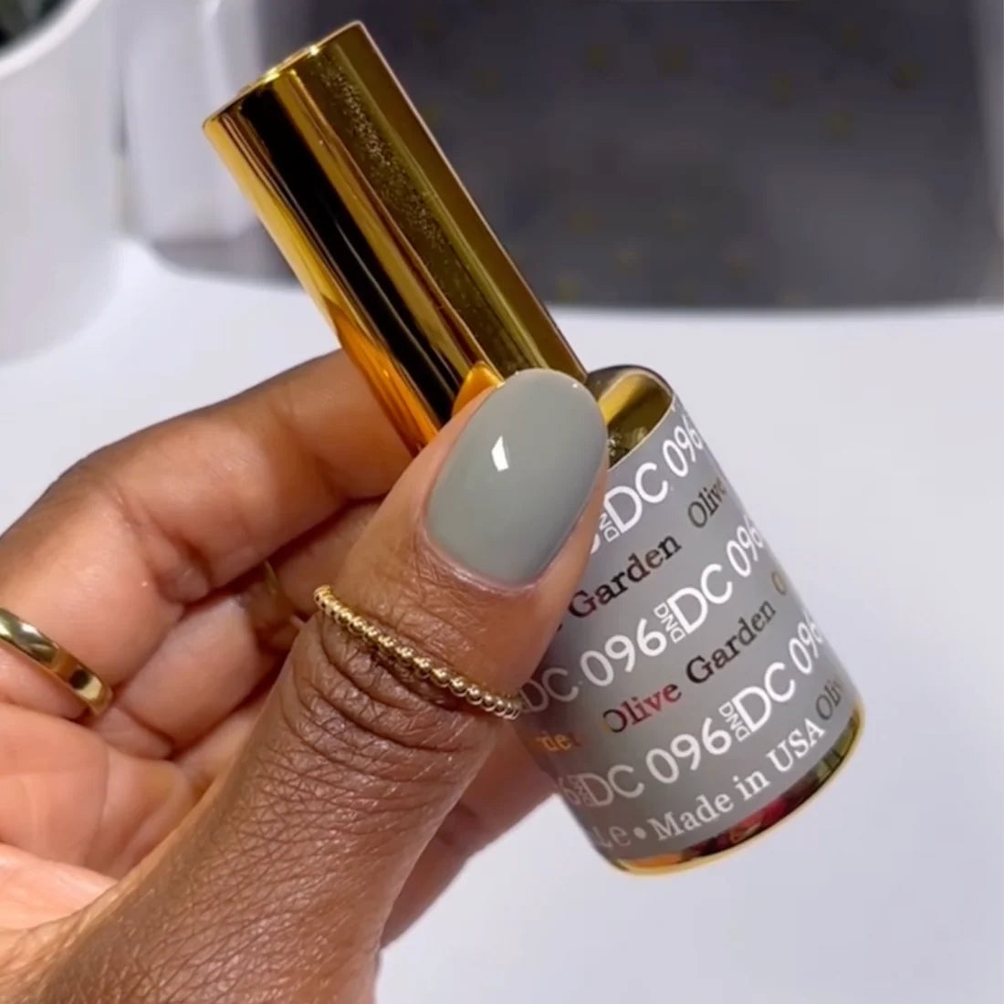 DND DC Gel Nail Polish Duo - 096 Olive Garden