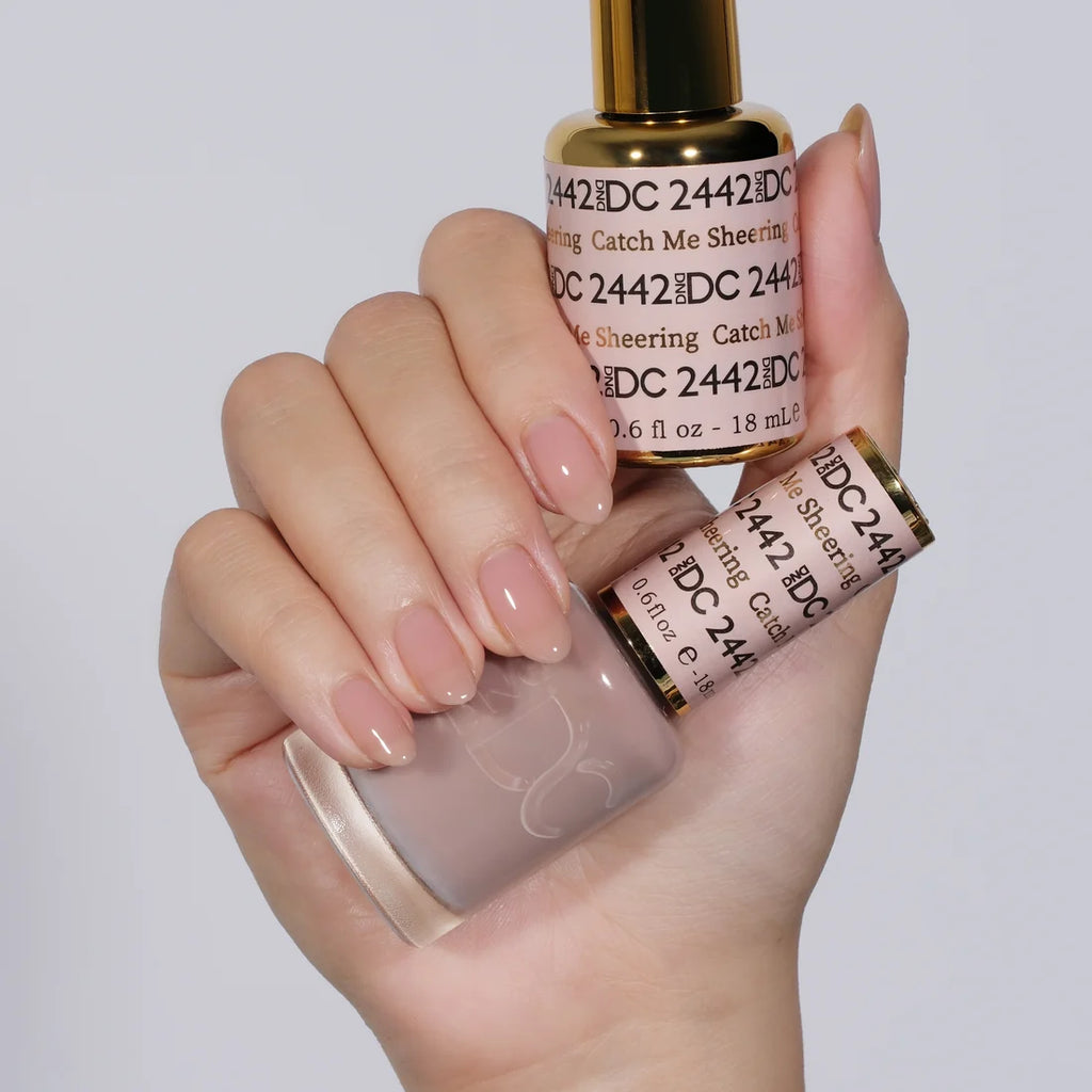 DND DC Gel Nail Polish Duo - 2442 Catch Me Sheering