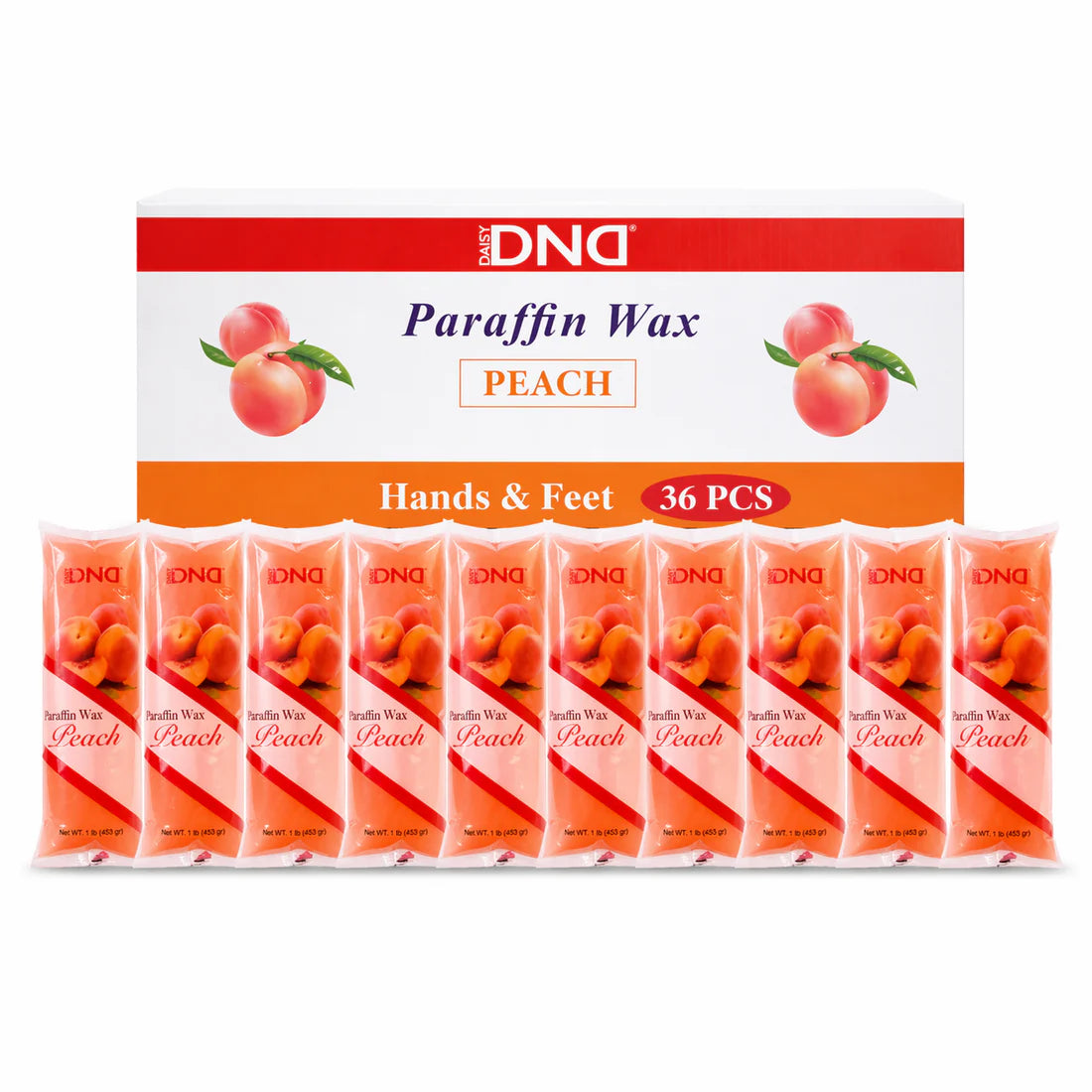 DND Paraffin Wax Peach 36 lbs/Box