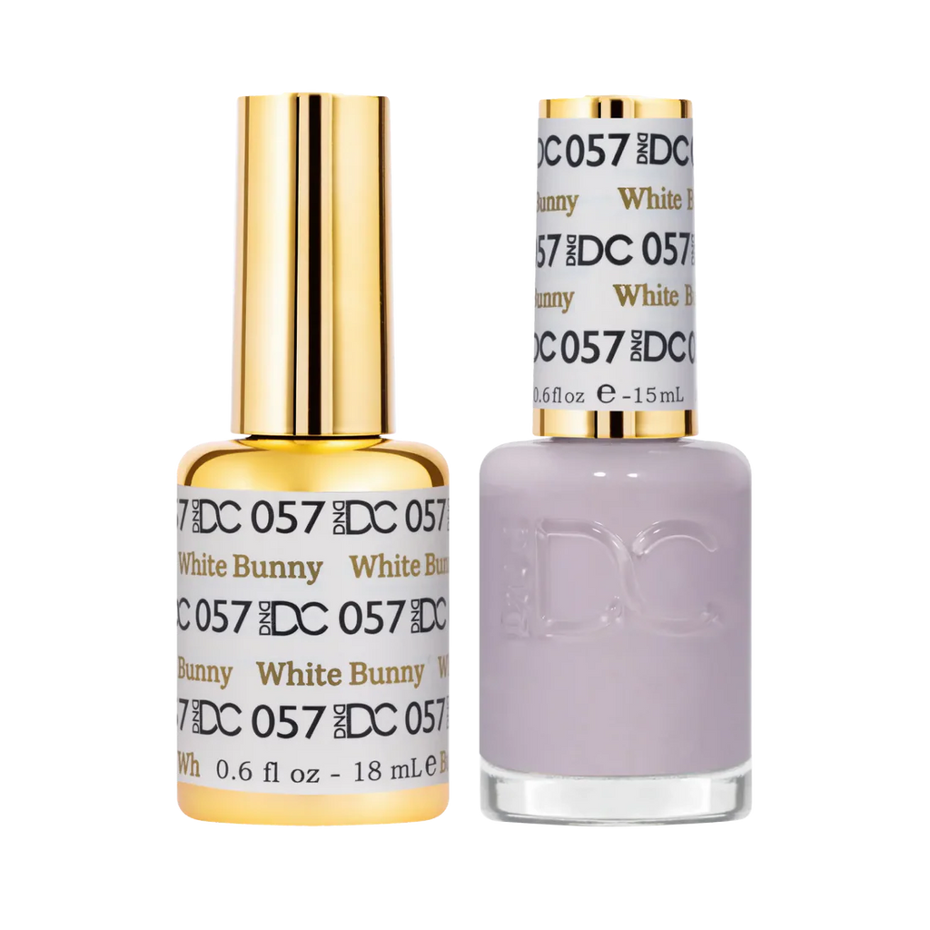 DND DC Gel Nail Polish Duo - 057 White Bunny