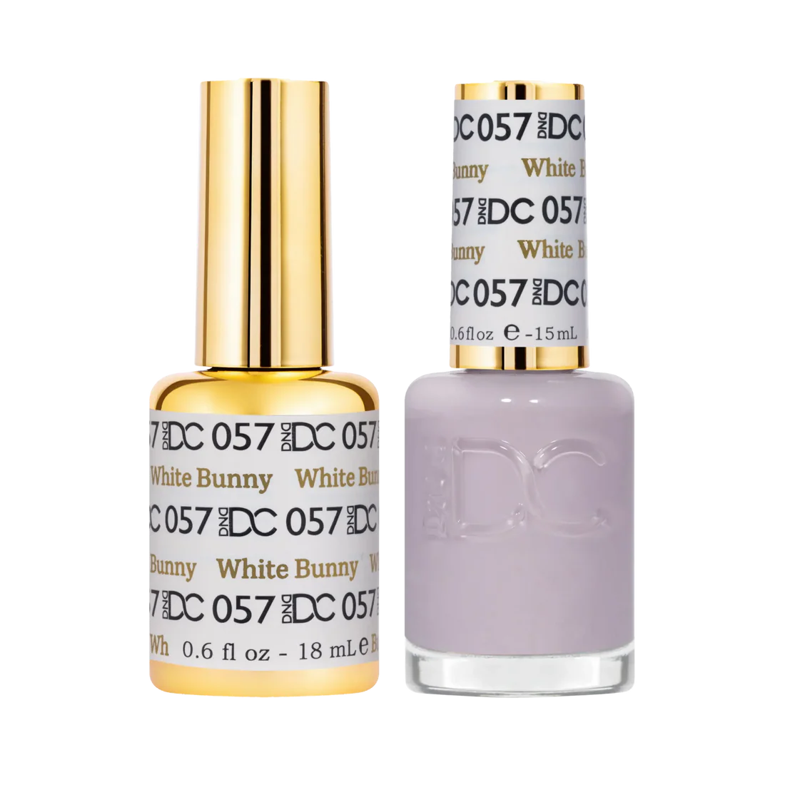 DND DC Gel Nail Polish Duo - 057 White Bunny