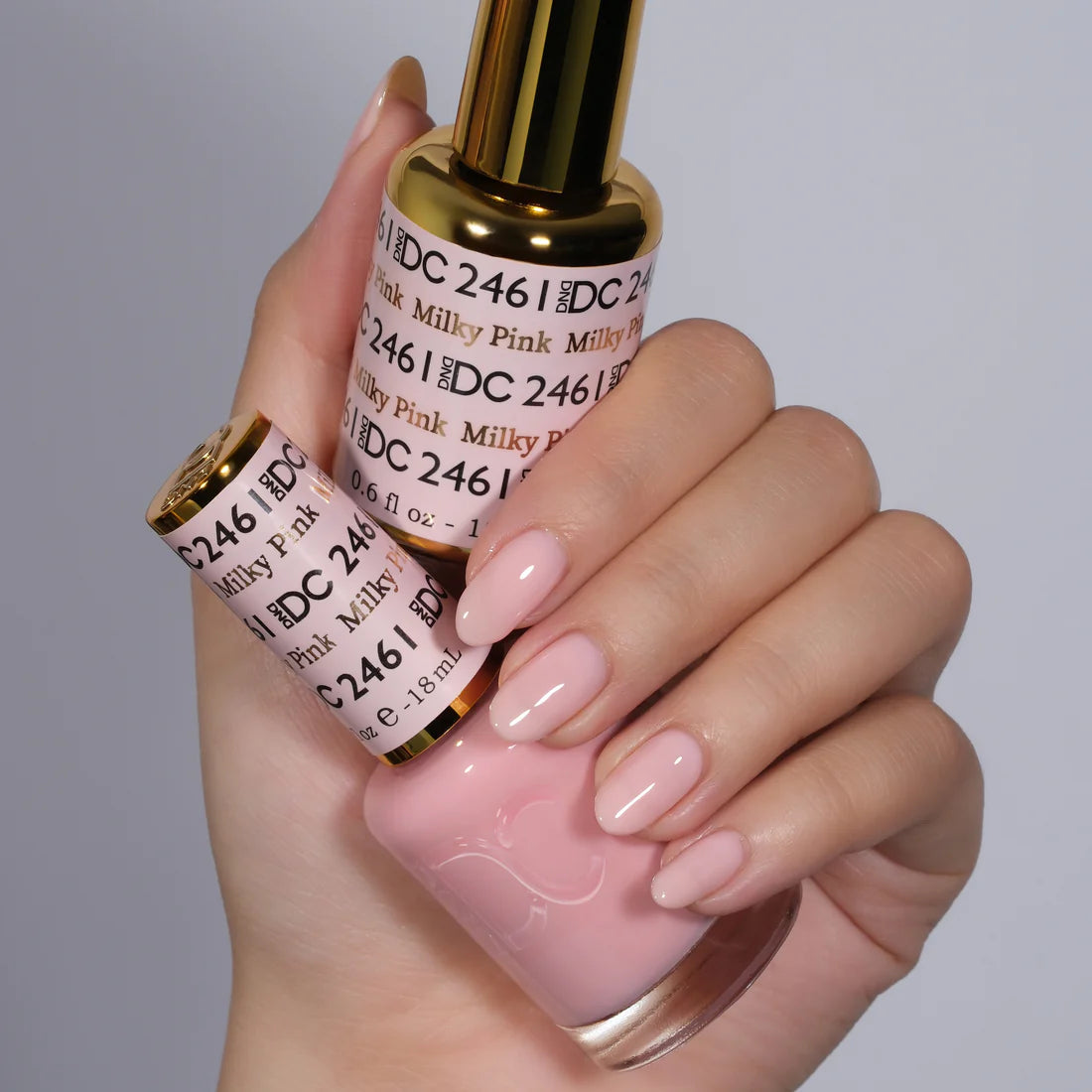 DND DC Gel Nail Polish Duo - 2461 Milky Pink
