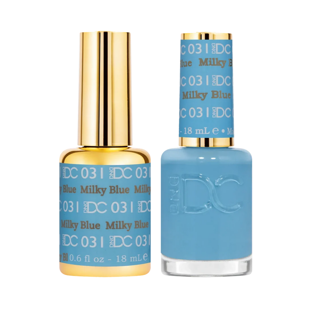 DND DC Gel Nail Polish Duo - 031 Milky Blue