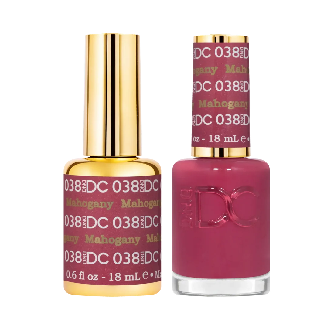 DND DC Gel Nail Polish Duo - 038 Mahogany