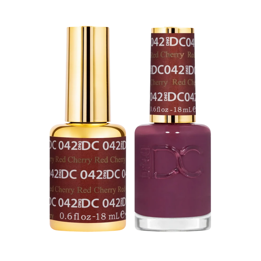 DND DC Gel Nail Polish Duo - 042 Red Cherry