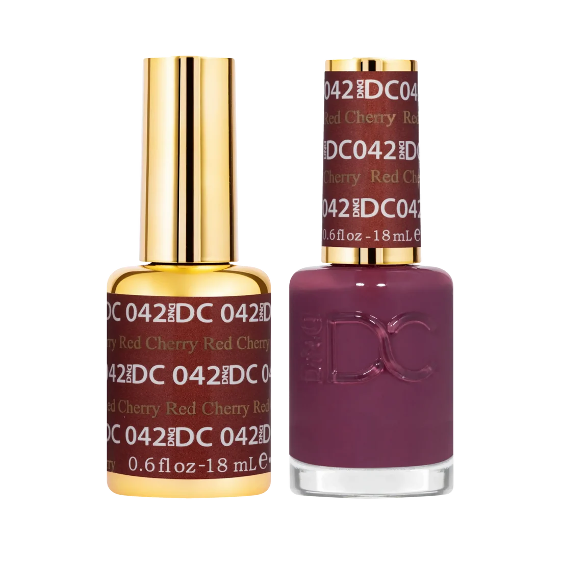 DND DC Gel Nail Polish Duo - 042 Red Cherry