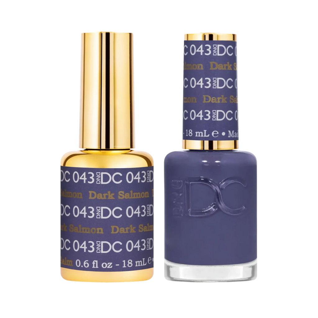 DND DC Gel Nail Polish Duo - 043 Dark Salmon