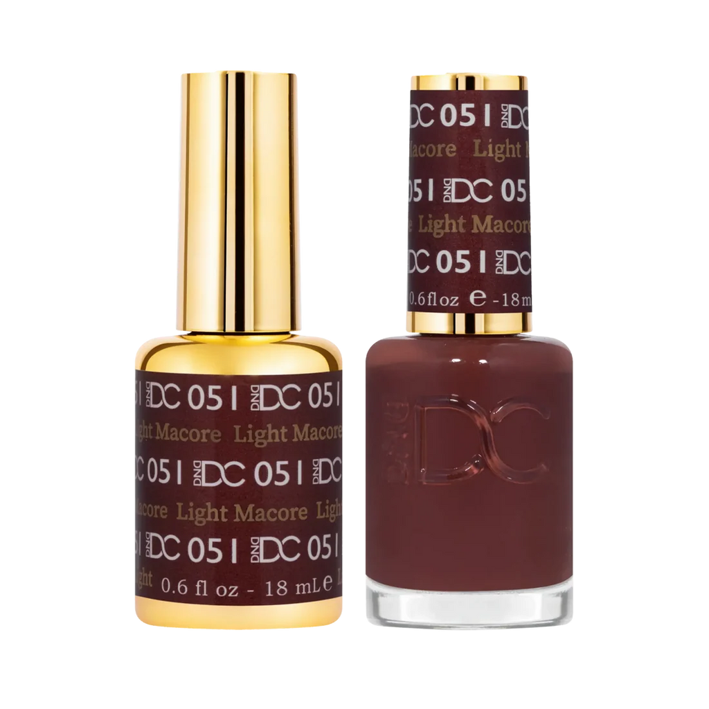 DND DC Gel Nail Polish Duo - 051 Light Macore