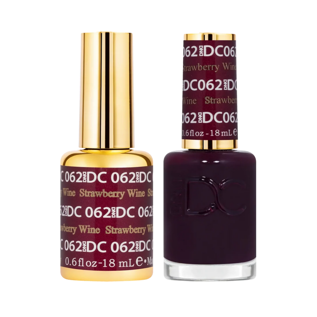 DND DC Gel Nail Polish Duo - 062 Strawberry Wine