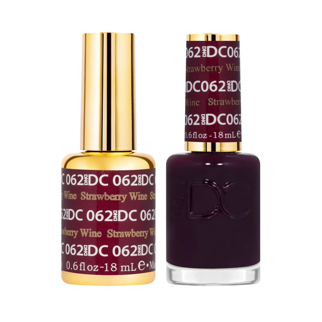 DND DC Gel Nail Polish Duo - 062 Strawberry Wine