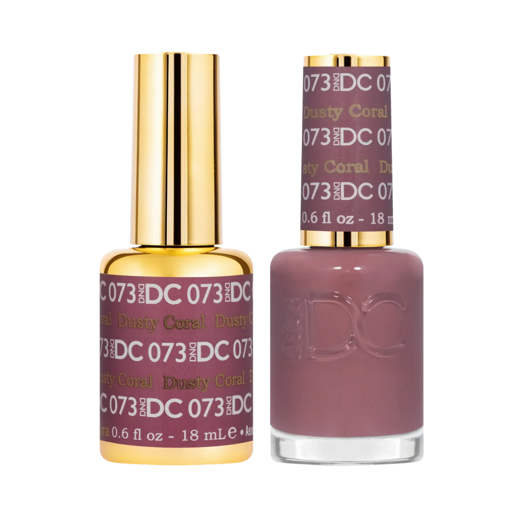 DND DC Gel Nail Polish Duo - 073 Dusty Coral