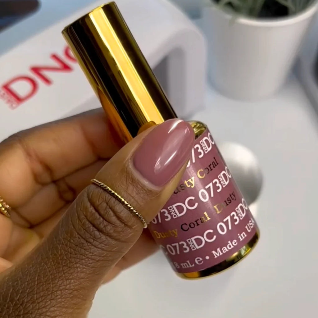 DND DC Gel Nail Polish Duo - 073 Dusty Coral