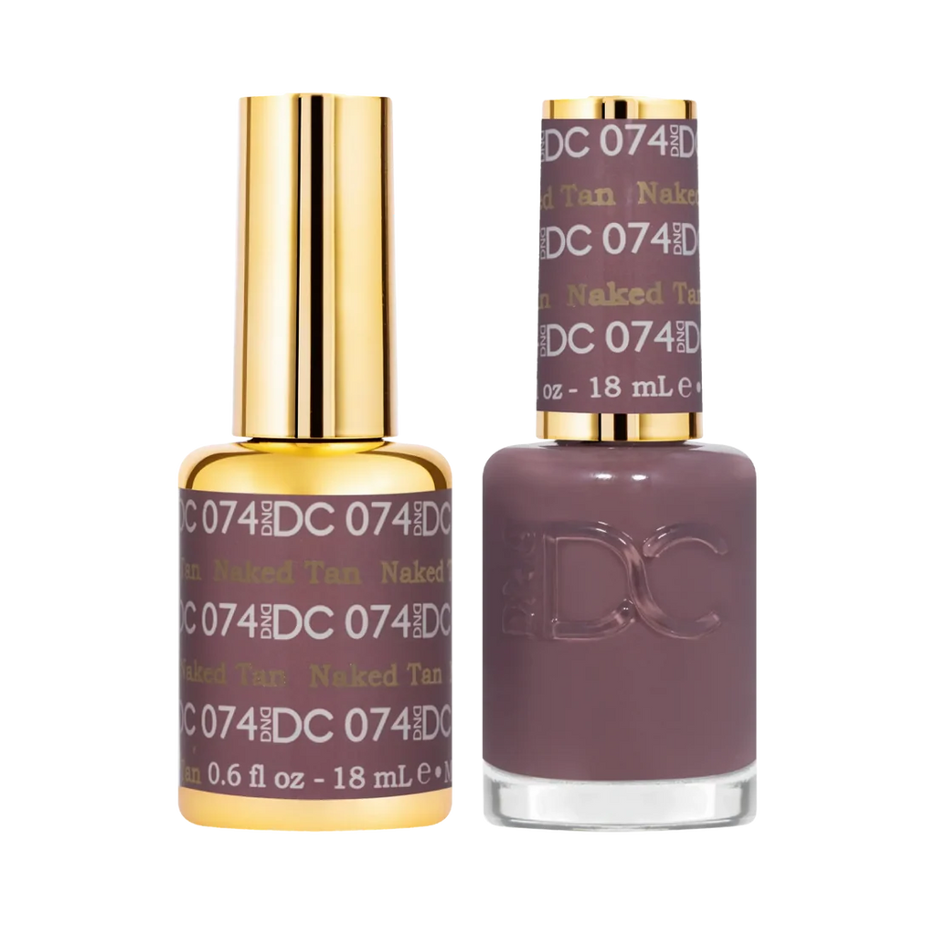 DND DC Gel Nail Polish Duo - 074 Naked Tan