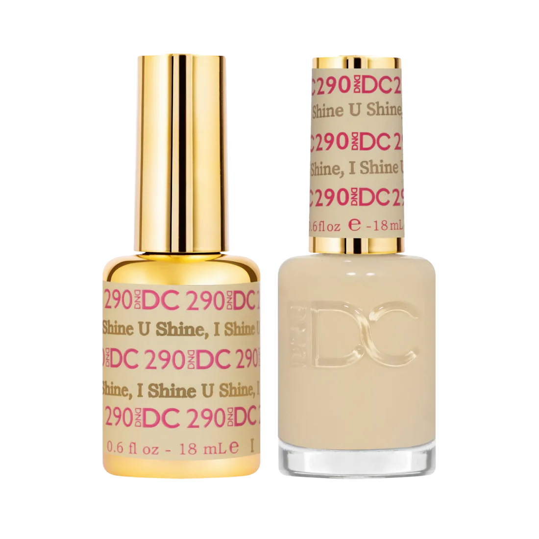 DND DC Gel Nail Polish Duo - 290 U Shine, I Shine