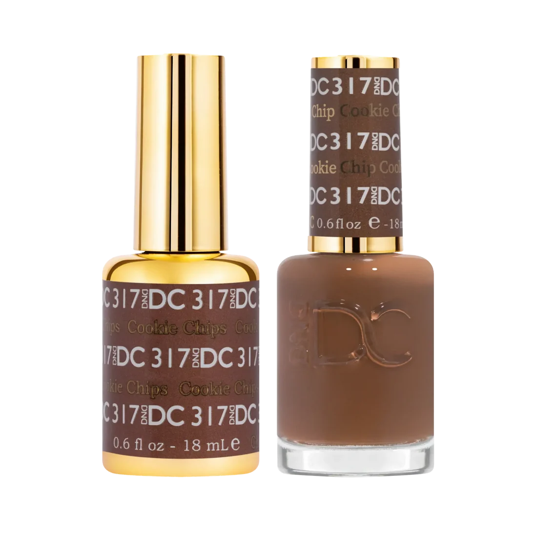 DND DC Gel Nail Polish Duo - 317 Cookie Chips