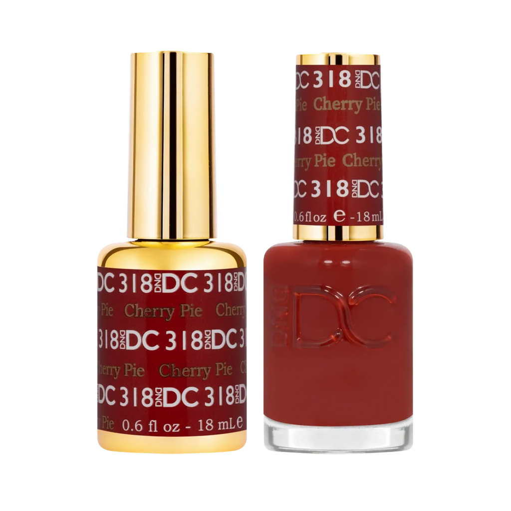 DND DC Gel Nail Polish Duo - 318 Cherry Pie