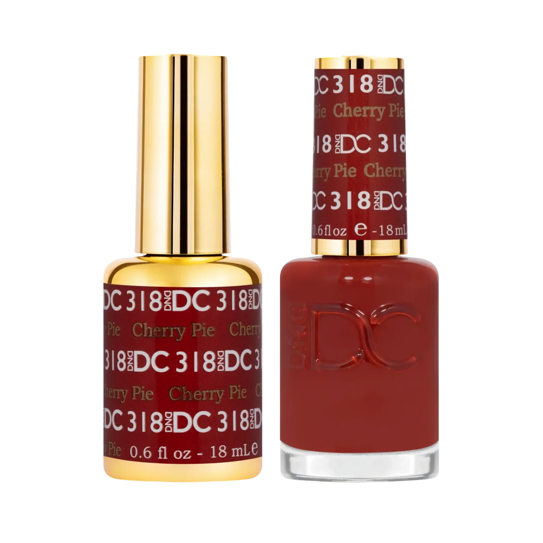 DND DC Gel Nail Polish Duo - 318 Cherry Pie