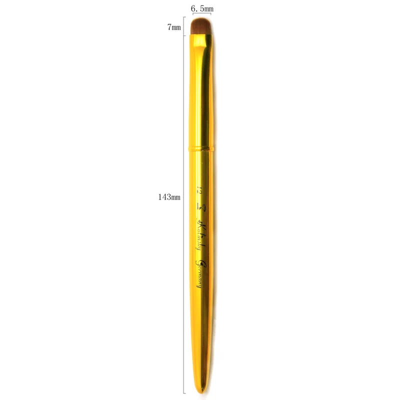 JKIO French Z Brushes - Gold Handle (Size 8, 10, 12, 14, 16)