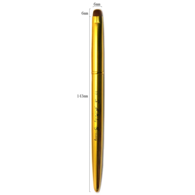 JKIO French Z Brushes - Gold Handle (Size 8, 10, 12, 14, 16)