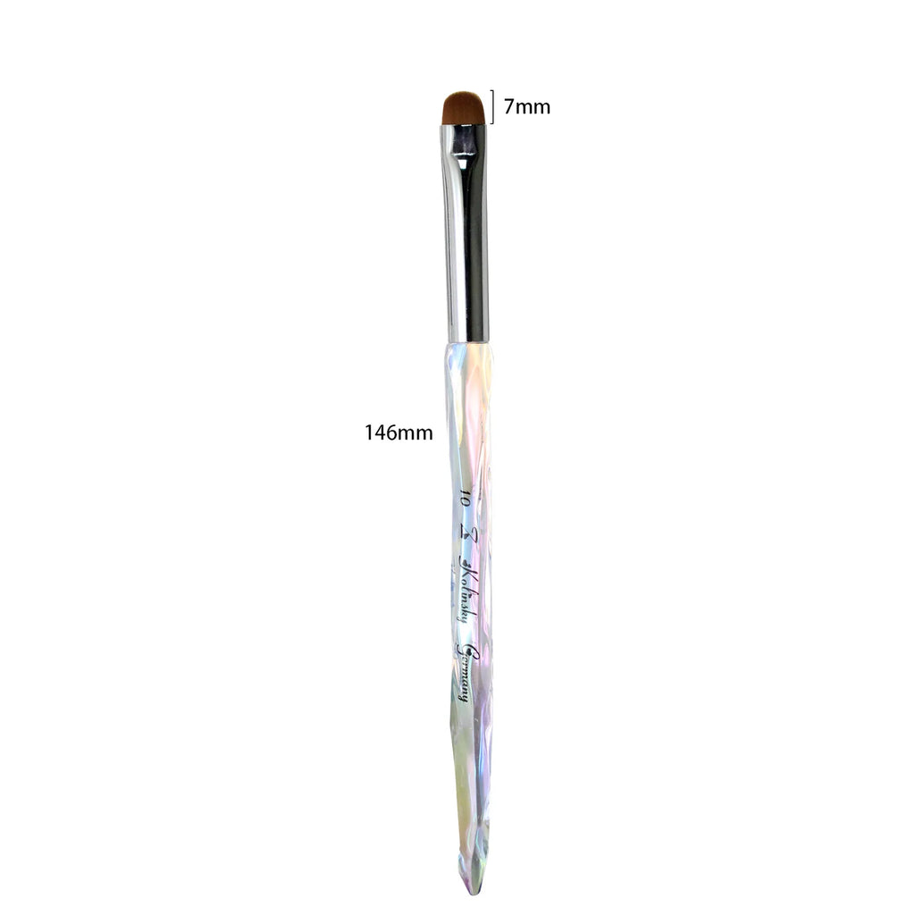 JKIO French Z Brushes - Crystal Handle (Size 8, 10, 12, 14, 16)