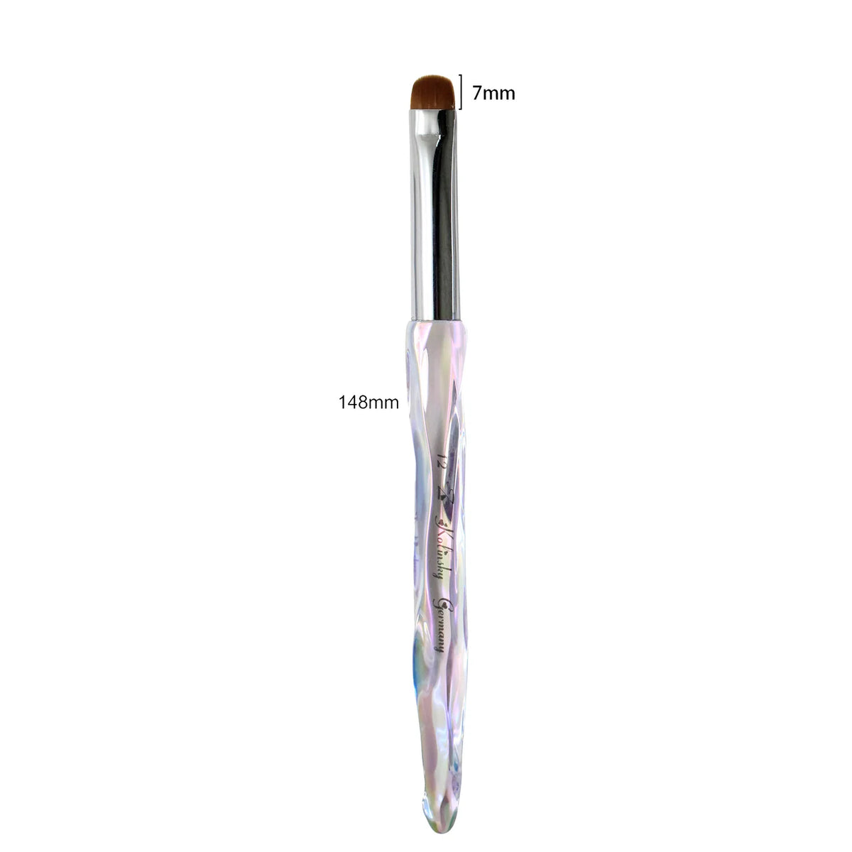 JKIO French Z Brushes - Crystal Handle (Size 8, 10, 12, 14, 16)