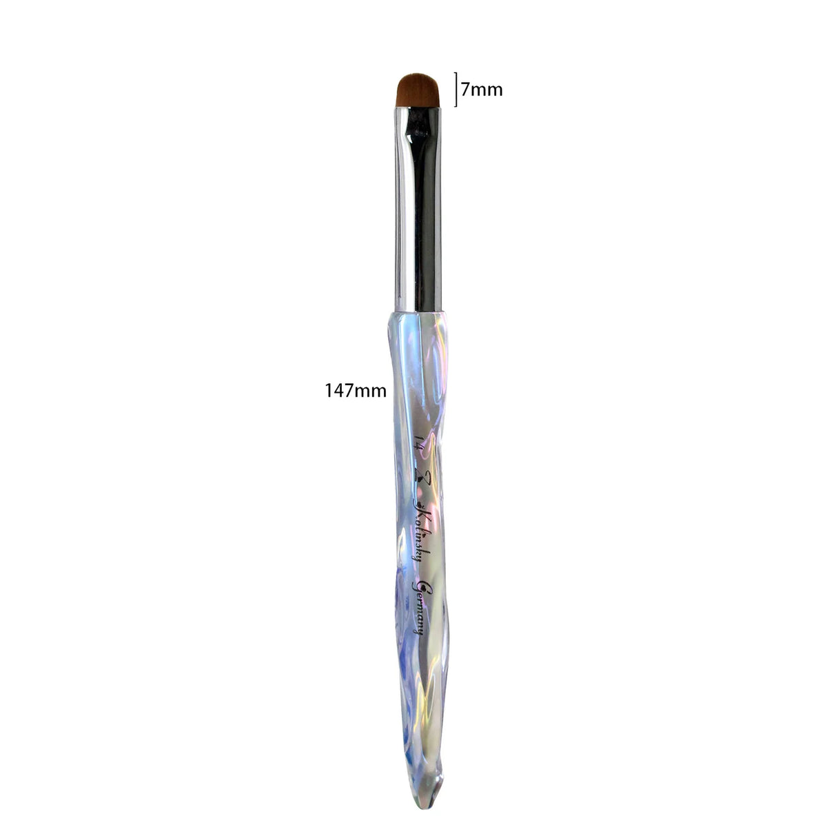 JKIO French Z Brushes - Crystal Handle (Size 8, 10, 12, 14, 16)
