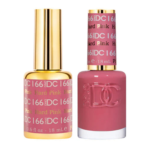 DND DC Gel Nail Polish Duo - 166 Hard Pink